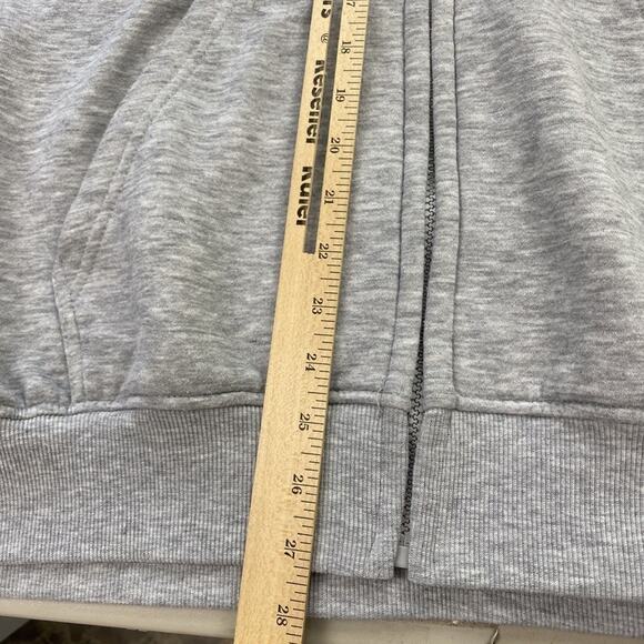 Aeropostale Hoodie Men Large Gray Full Zip 87 Logo Spellout Sweatshirt Retro Y2K - Picture 13 of 16